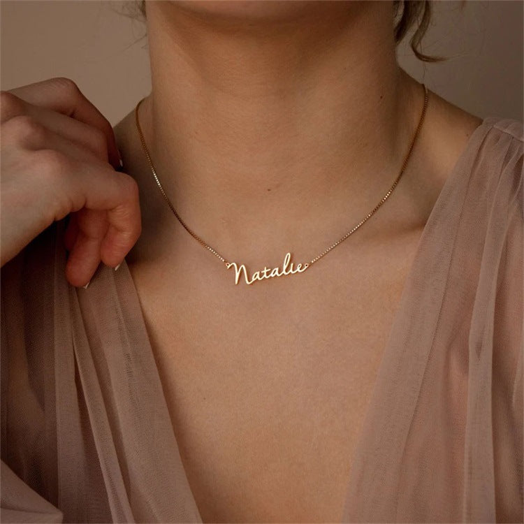 Mix & Match Custom Signature Name Necklace